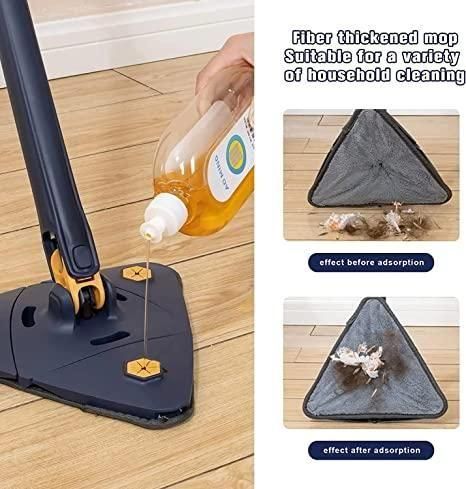 Nextgenstore 360° Rotatable Triangle Mop — Clean Corners Like a Pro