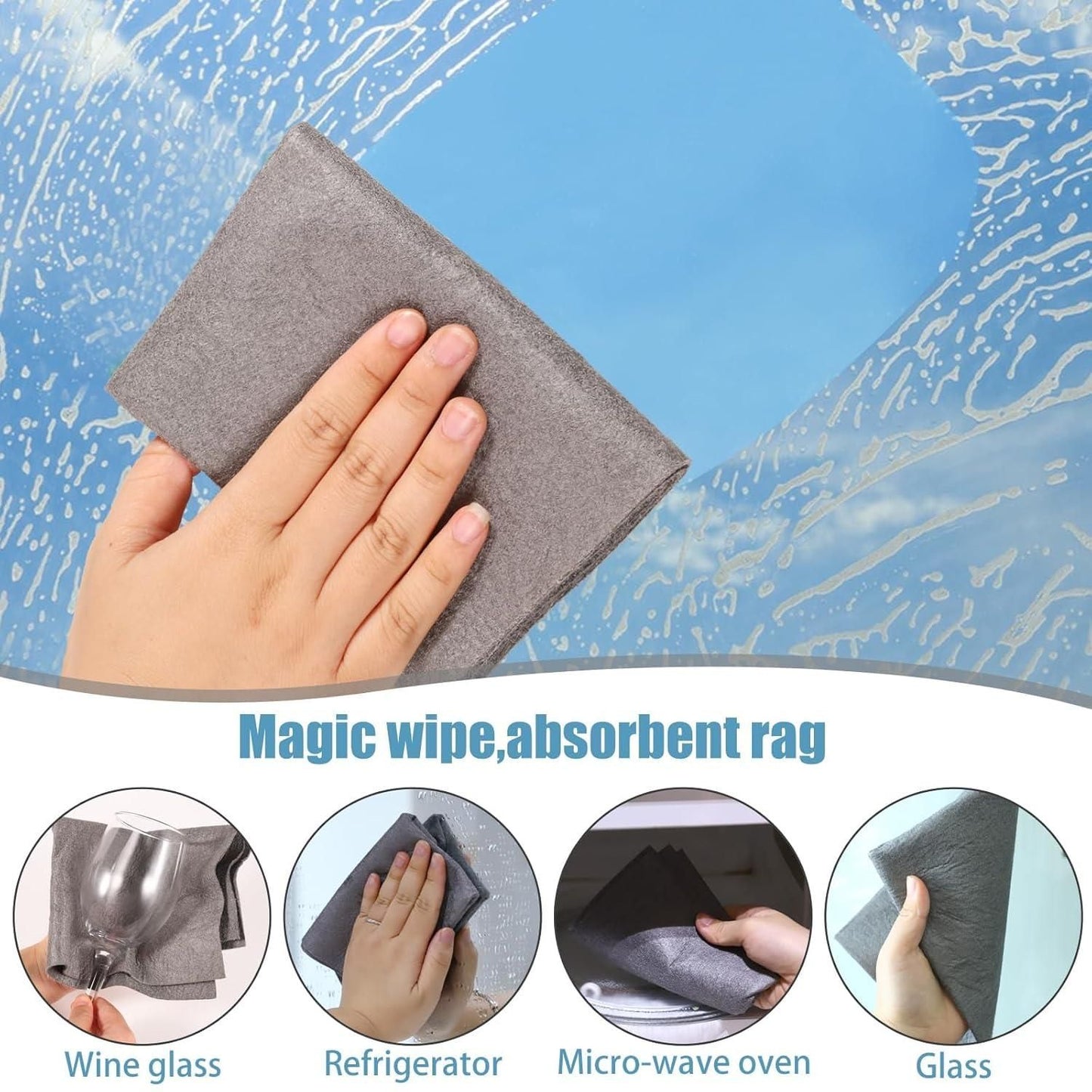 Nextgenstore Magic Microfiber Cleaning Cloth – Streak-Free Shine Every Time