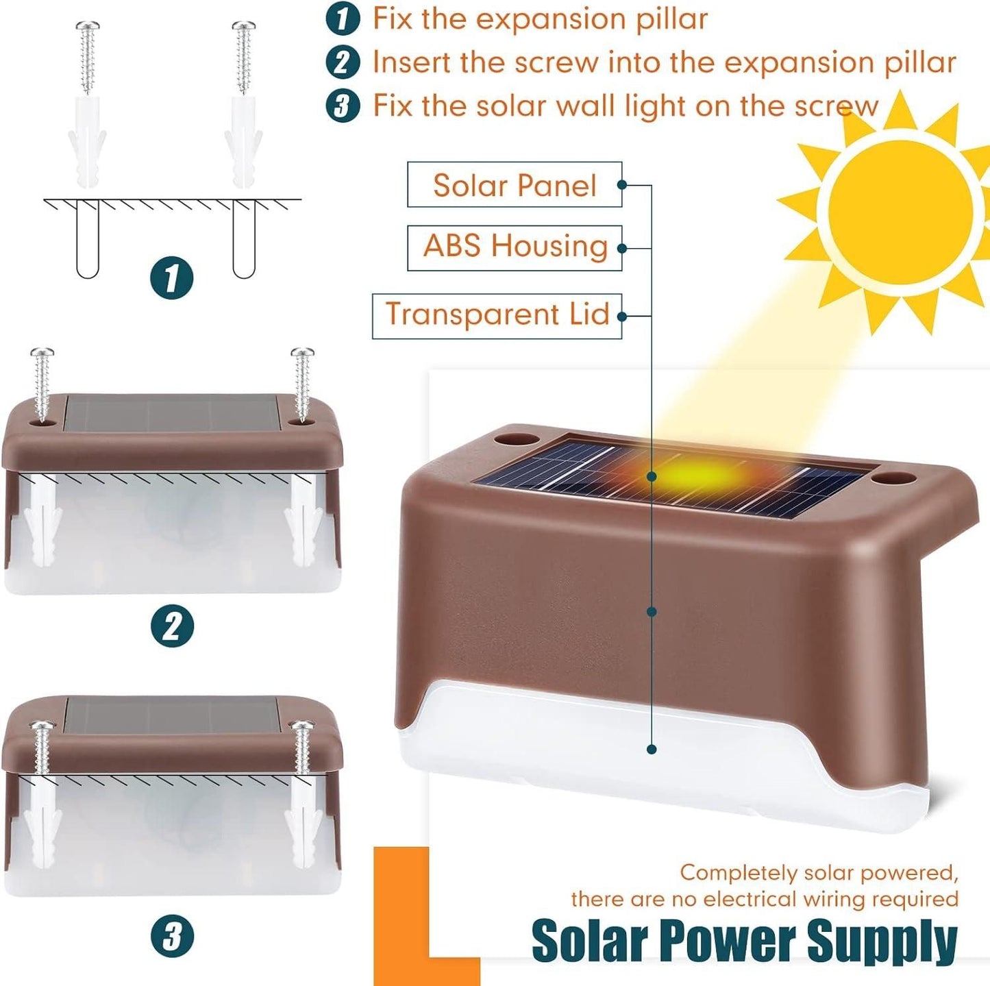 Nextgenstore Solar Powered Waterproof Outdoor Decor Light