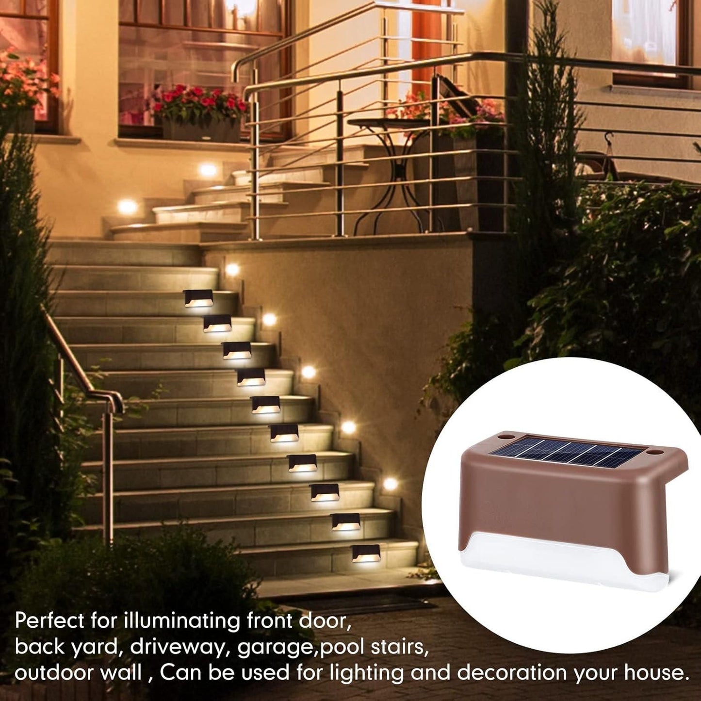 Nextgenstore Solar Powered Waterproof Outdoor Decor Light