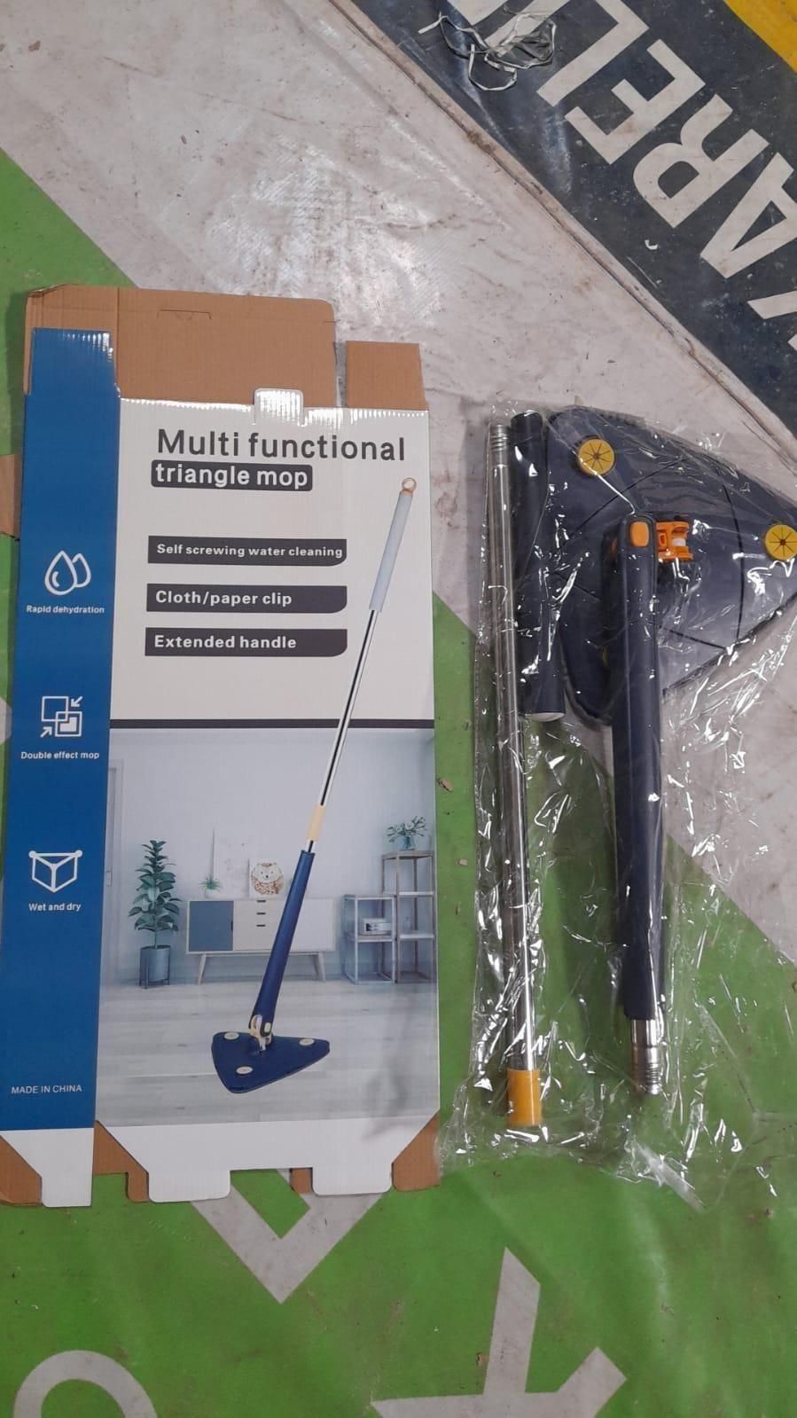 Nextgenstore 360° Rotatable Triangle Mop — Clean Corners Like a Pro