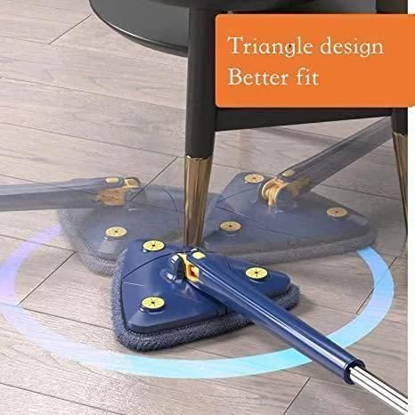 Nextgenstore 360° Rotatable Triangle Mop — Clean Corners Like a Pro