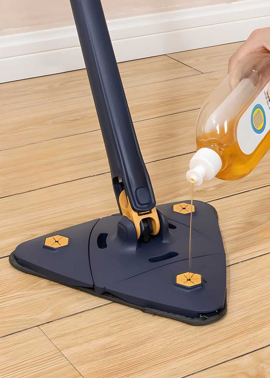 Nextgenstore 360° Rotatable Triangle Mop — Clean Corners Like a Pro