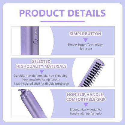 Nextgenstore Rechargeable PHLYPONN Wireless Straightening Comb